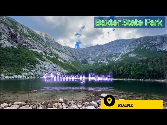 Baxter State Park Chimney Pond in Maine