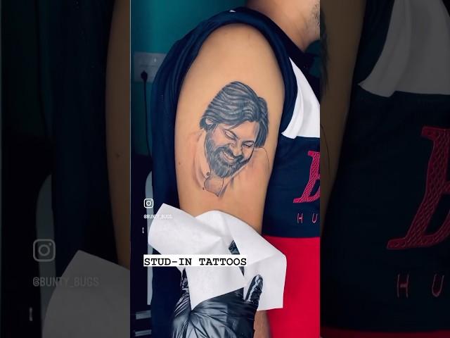 Power star ⭐️ Tattoo on shoulder #buntybugs #studintattoos #pk#og
