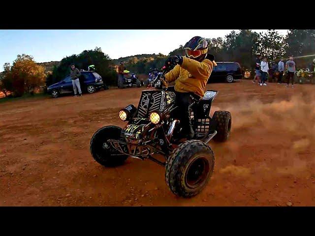 WILD YAMAHA BANSHEE & BLASTER - DRIFTING OFF ROAD - 2 STROKES FAMILY