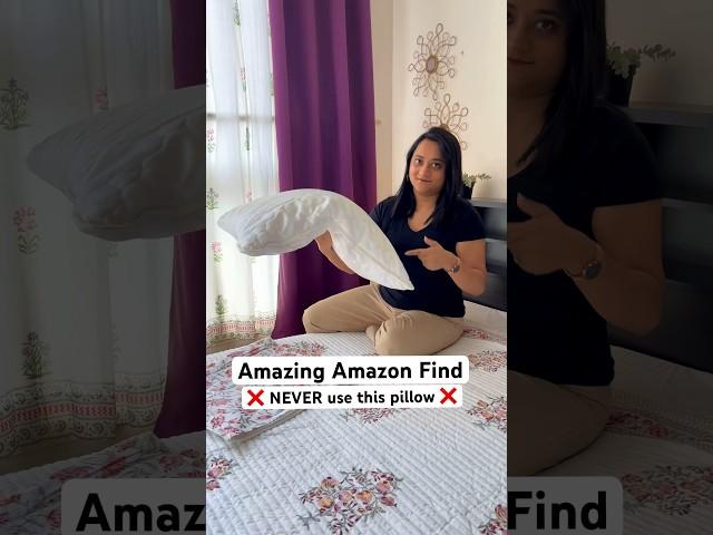 STOP using this pillow #shorts #shortsviral #youtubeshorts #amazonfinds #pillow #neckpain