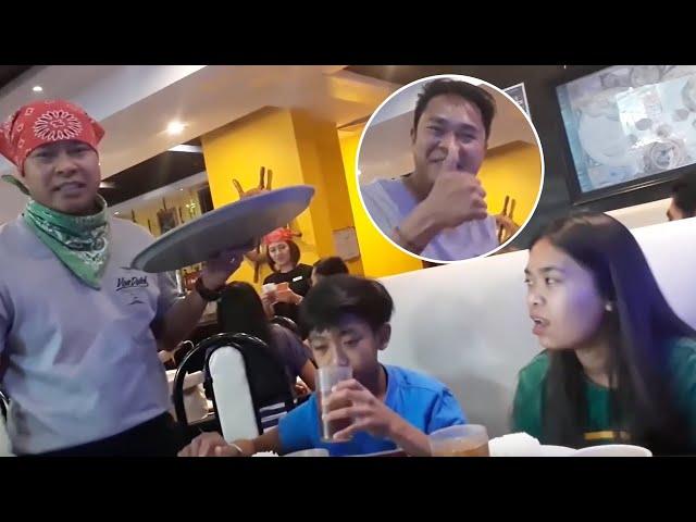 OFW Father Disguised As Waiter Surprises Waiter