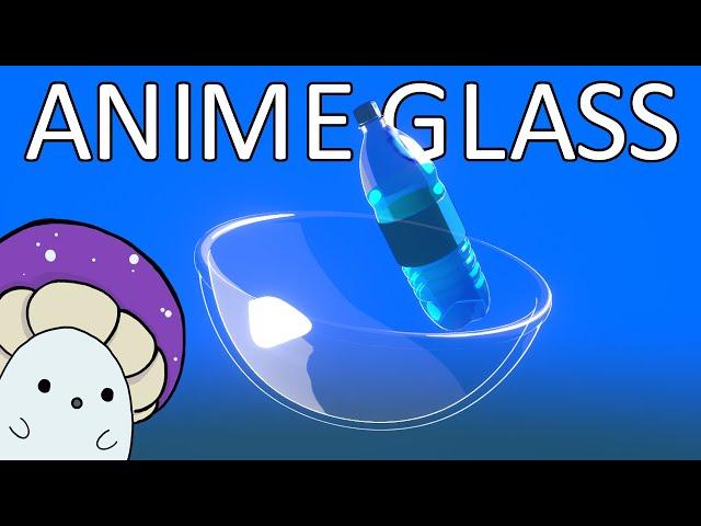 Making 3D Anime Glass in Blender EEVEE - Comfee Tutorial