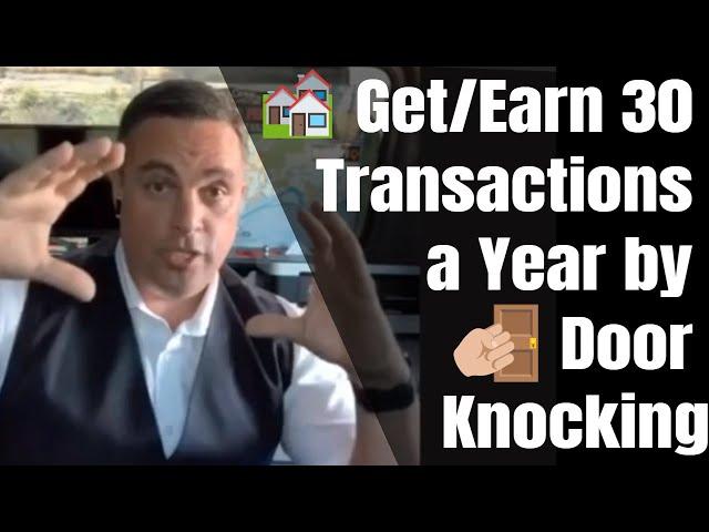 Get 30 Transactions a Year by Door Knocking with James Festini Stay Paid Podcast