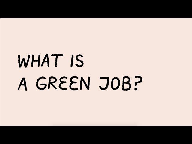 What is a Green Job?