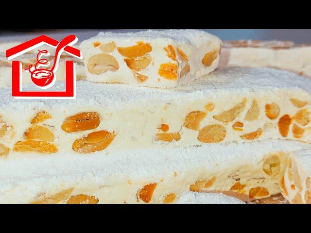 Вкусная нуга с орехами – простой рецепт
