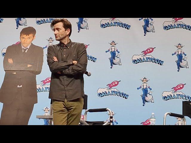 David Tennant Q&A panel at GalaxyCon Richmond 2023