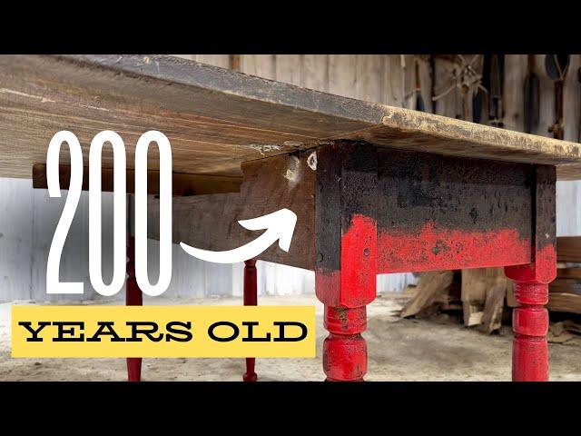 Restoring A 200-Year-Old Table, The Gentle Way