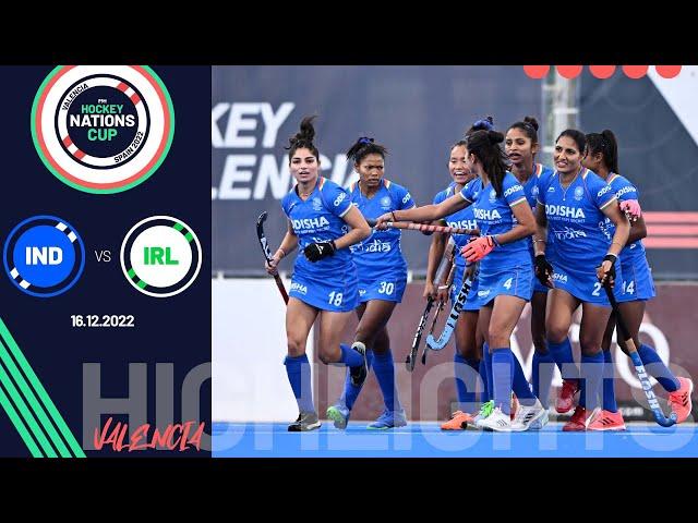 FIH Hockey Nations Cup (Women), Game 16 highlights - India vs Ireland