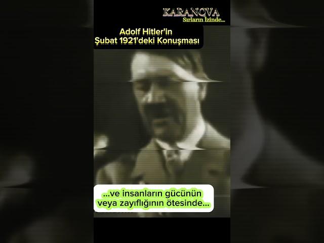 Adolf Hitler Siyasi Konuşma #belgesel #bilgi #gündem