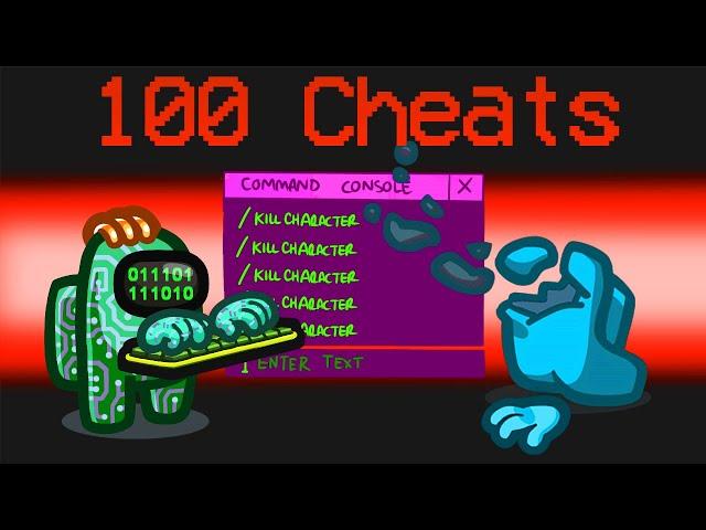 I Used My Cheats To Win In Among Us! (100 cheats mod)