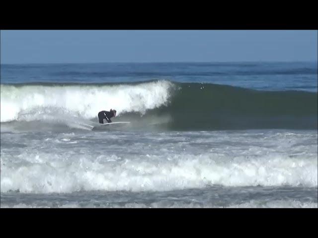 Rodney Buck III surfing his 5' 9" JS Industries Monsta 6 at Torrance Beach.