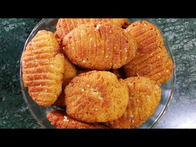 मैदा और सूजी से बनाए बिस्किट की तरह  खस्ता ठेकुआ |Maida aur Suji Khasta Thekwa |Khasta Khajur Recipe