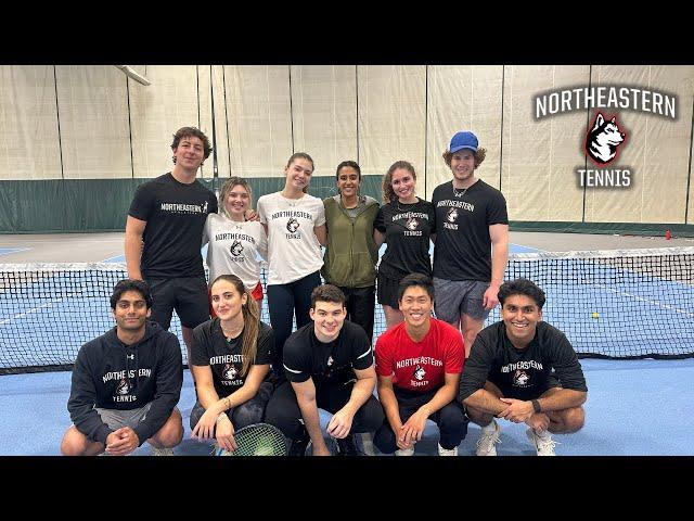 My FINAL College Tennis Tournament with Northeastern University 