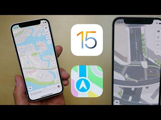 iOS 15: The Redesigned Apple Maps First Look & Changes