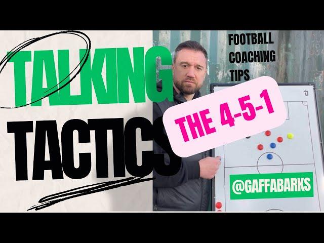 The 4-5-1 Explained #soccer #football #tactics #coaching