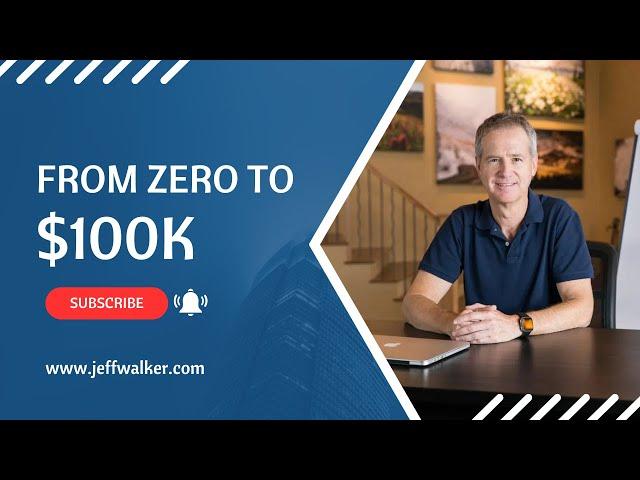 From zero to $100k (with Product Launch Formula) - from Jeff Walker