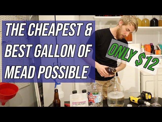 The Cheapest & Best Gallon of Mead Possible (ONLY 12$)