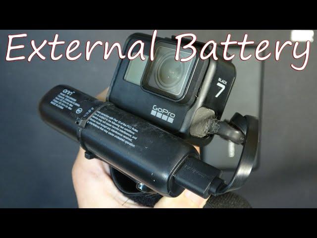 DIY: External high capacity battery for Gopro (7 Black) cameras