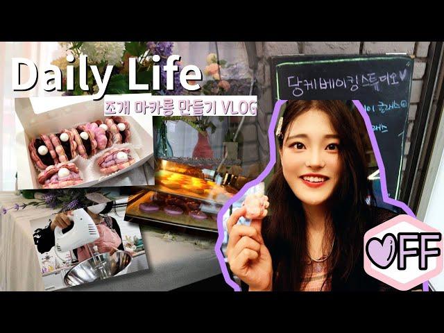 조개 마카롱 만들기 VLOG & 루빈 일상 LOOKBOOK (마카롱 공방 일일 체험기!)