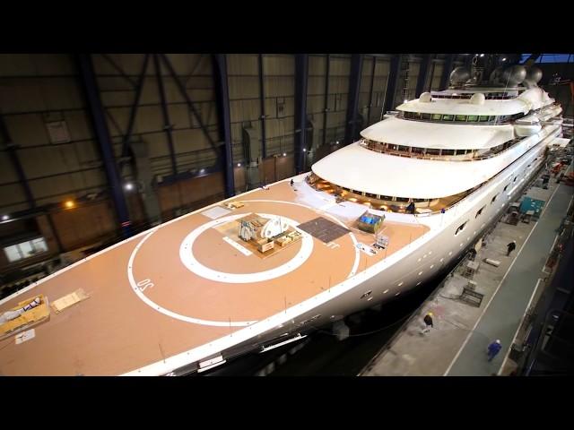 Building Billion $ Yachts - Producing & Manufacturing SuperYachts by Lürssen shipyard