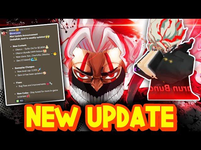 Jujutsu Piece NEW UPDATE! OKARUN/CLANS/CODES/SEA 2 & MORE! Roblox