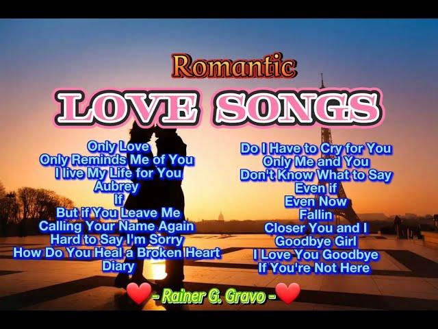Romantic Love Songs - The Best Romantic Love Songs 70's 80's 90's