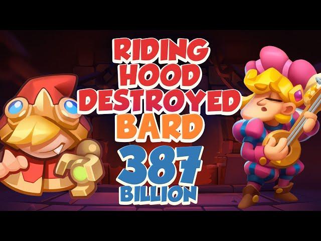 Riding Hood DESTROYED Bard 387 Billion | PVP Rush Royale