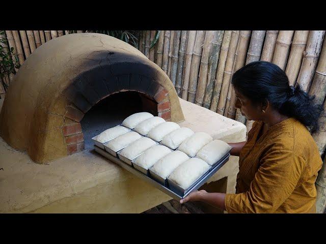 Village Bread Recipe  She is baking Milk Breads in a Traditional Wood Fired Oven in my Village