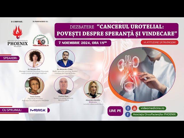 Despre cancerul urotelial - o dezbatere între medici și pacienți despre speranță și vindecare