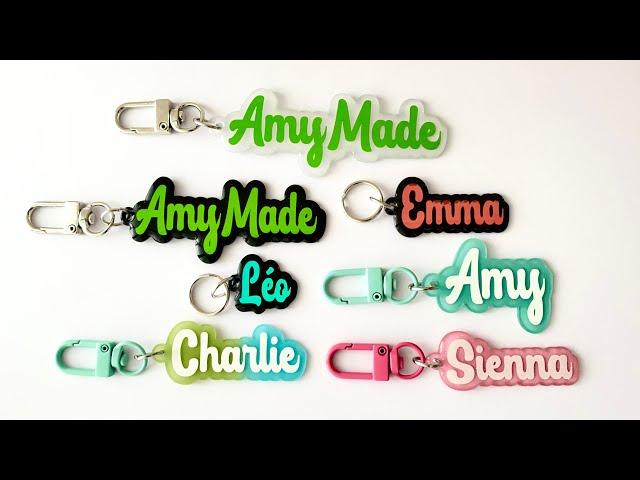 DIY Plastic Custom Name Keychains with the Cricut Machine | Shrink Plastic | Vinyl