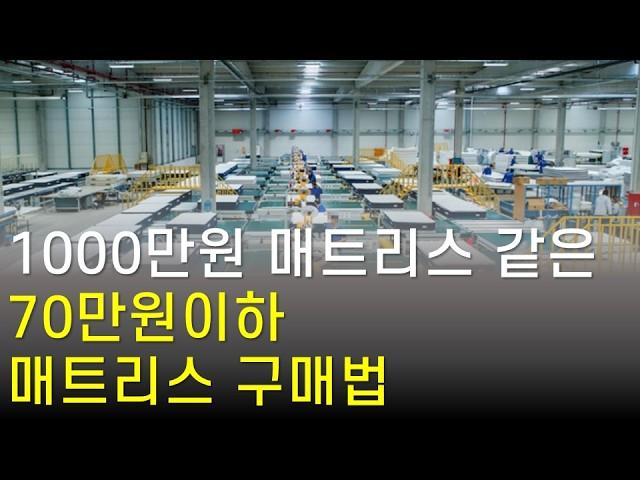 10만 원부터 천만 원까지… 매트리스 가격 격차, 도대체 왜?(매트리스업계 비밀공개)