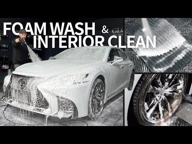 【LEXUS】LS F SPORT Foam Wash & Interior Clean｜LEXUS｜CAR WASH｜