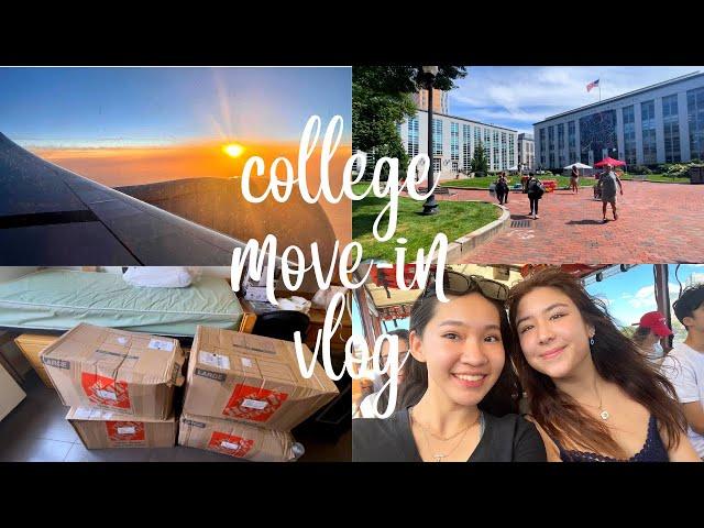 COLLEGE MOVE-IN VLOG 2022 | freshman year at northeastern university 