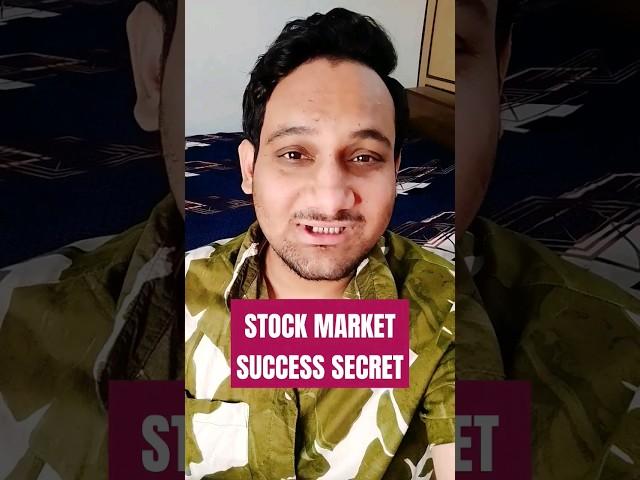 STOCK MARKET SUCCESS SECRET | STOCK MARKET MOTIVATION | STOCK MARKET STORY #stockmarket