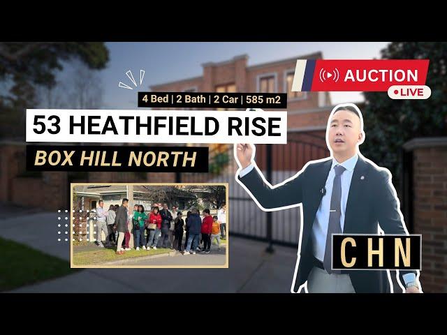 Live Auction @ 53 Heathfield Rise, Box Hill North - Auction Results Melbourne