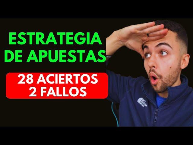 ESTRATEGIA ALTO PORCENTAJE DE ACIERTO APUESTAS DEPORTIVAS