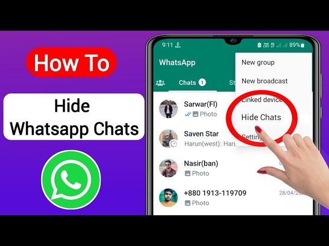 How To Hide Whatsapp Chats (2023) | How To Hide Your Whatsapp Chat