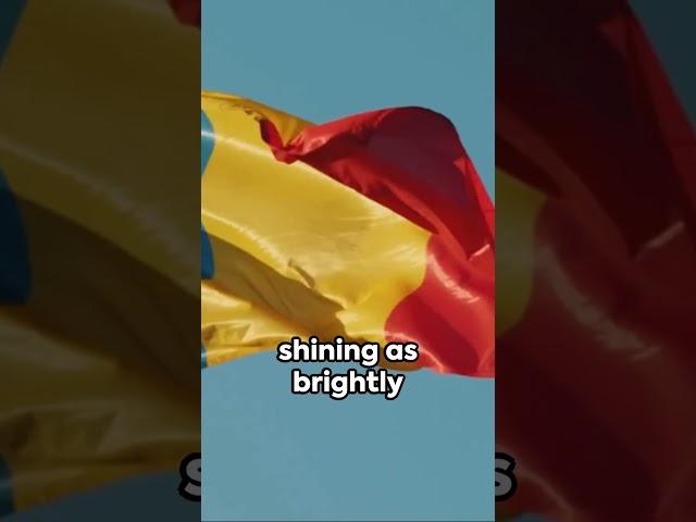 Romania Flag History in Seconds