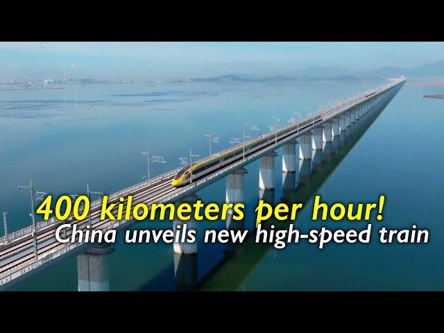 Meet CR450, China's latest high-speed train model with a speed of 400 kms per hour