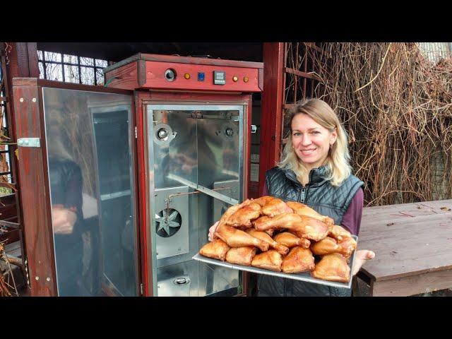 Готовим сочные окорочка горячего копчения