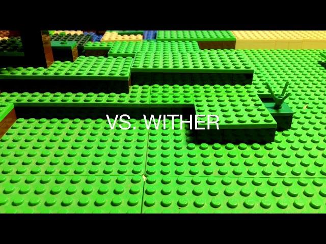 Slime battle vs. LEGO MINECRAFT STOP MOTION