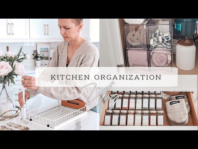 *NEW HOUSE Kitchen Organization Vlog | Under Sink & Spice Jars | Slow living [SUB]