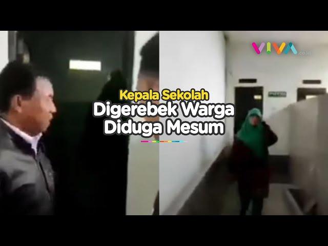 Sambil Cengar-cengir, Kepsek Kepergok Diduga Mesum di Toilet Masjid