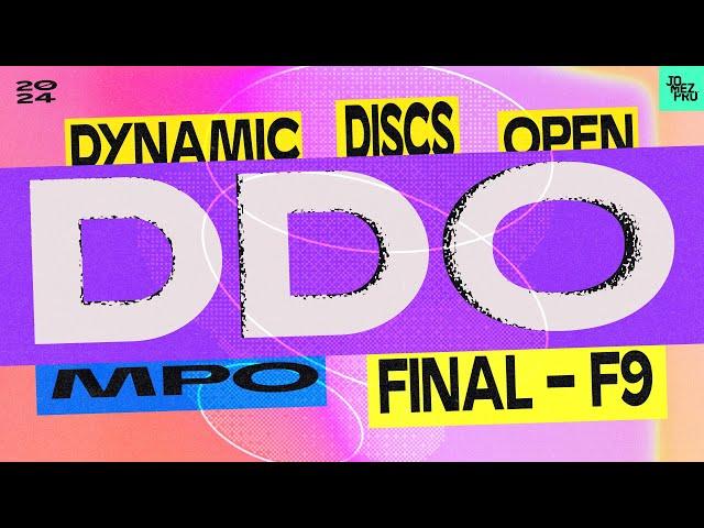 2024 Dynamic Discs Open | MPO FINALF9 | Wysocki, Heimburg, Robinson, Rathbun | Jomez Disc Golf