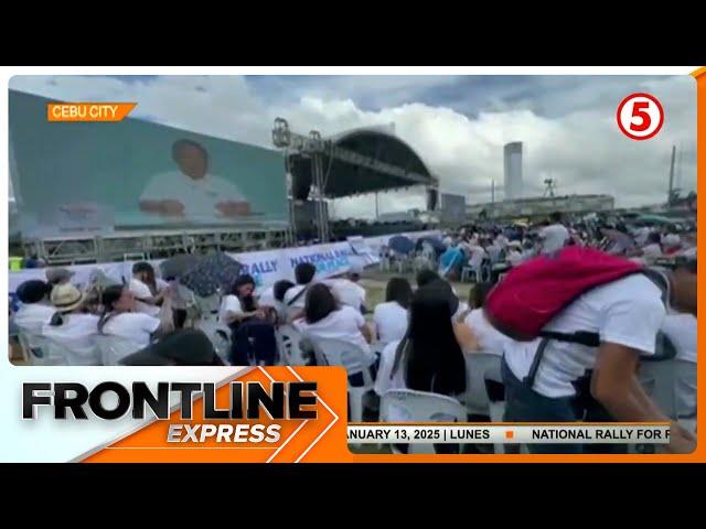 Mga miyembro ng Iglesia ni Cristo sa Cebu City, nakiisa sa Rally for Peace I Frontline Express