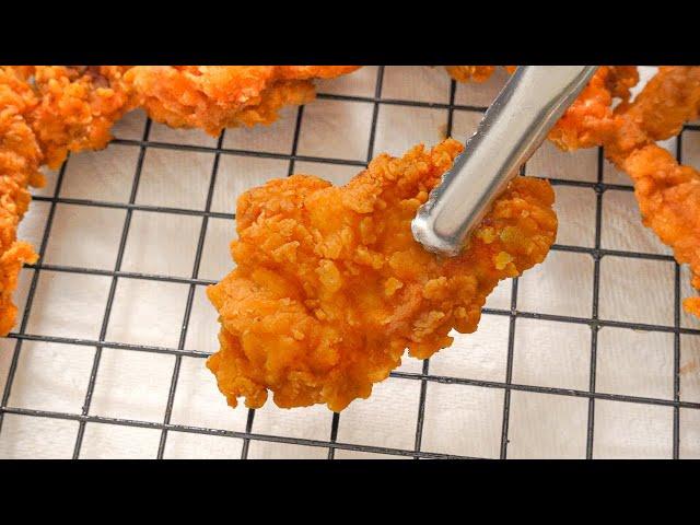 Homemade Fried Chicken Tenders - KFC Style Chicken Tenders