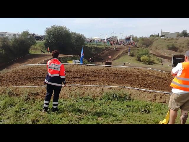 Teuchern/ Motocross/ Rennen Teil 1(2Takt[Unfall+Motorschaden])