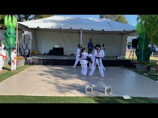 William Kim’s Tae Kwon Do Academy demo team 2021