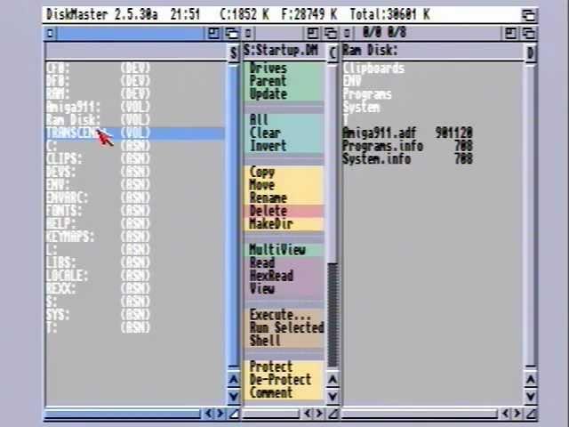 The Amiga911 boot disk Part 1: Activating the Amiga911 disk and making a backup of it.