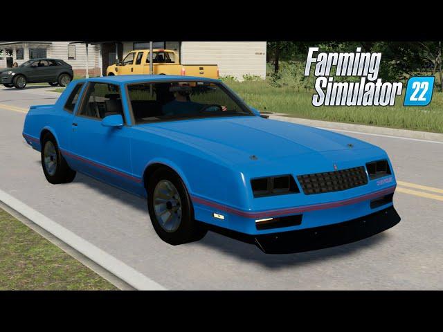 FS22 - 1987 Monte Carlo SS - Farming Simulator 2022 American Muscle Car Mod